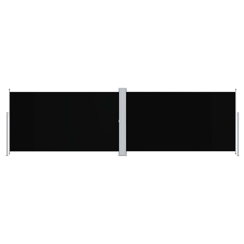 Copertină laterală retractabilă, negru, 180x600 cm