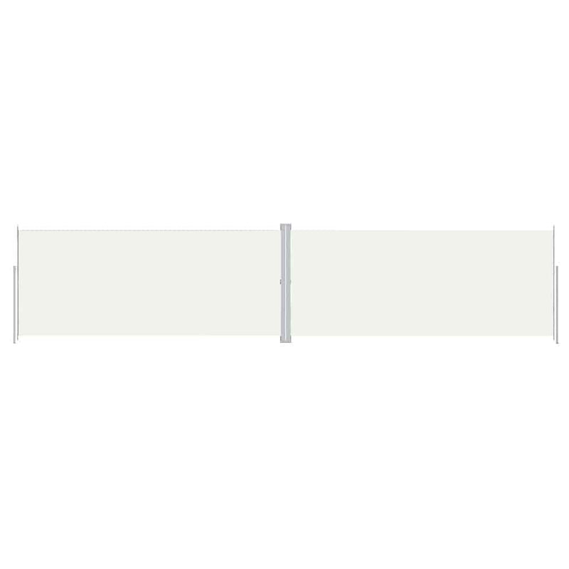 Copertină laterală retractabilă, crem, 220x1000 cm