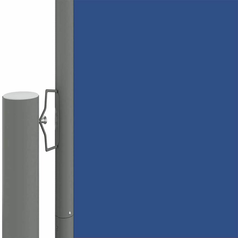 Copertină laterală retractabilă, albastru, 220x1000 cm