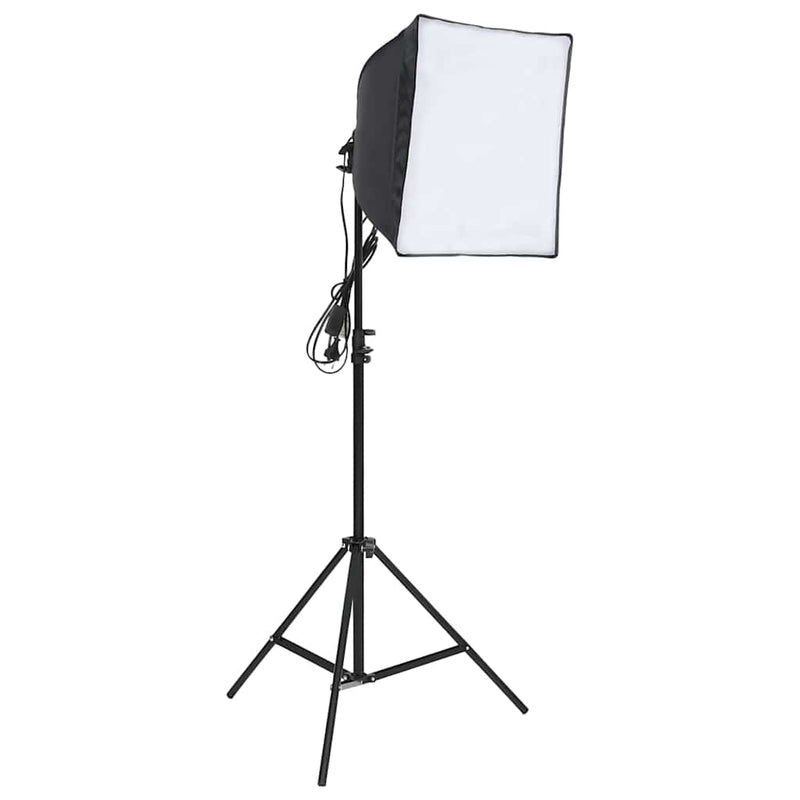 Set de iluminat pentru studio cu trepied și softbox