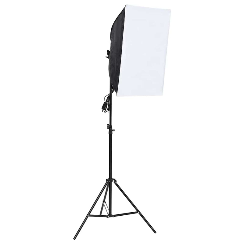Kit de iluminat pentru studio cu fundaluri și softbox-uri