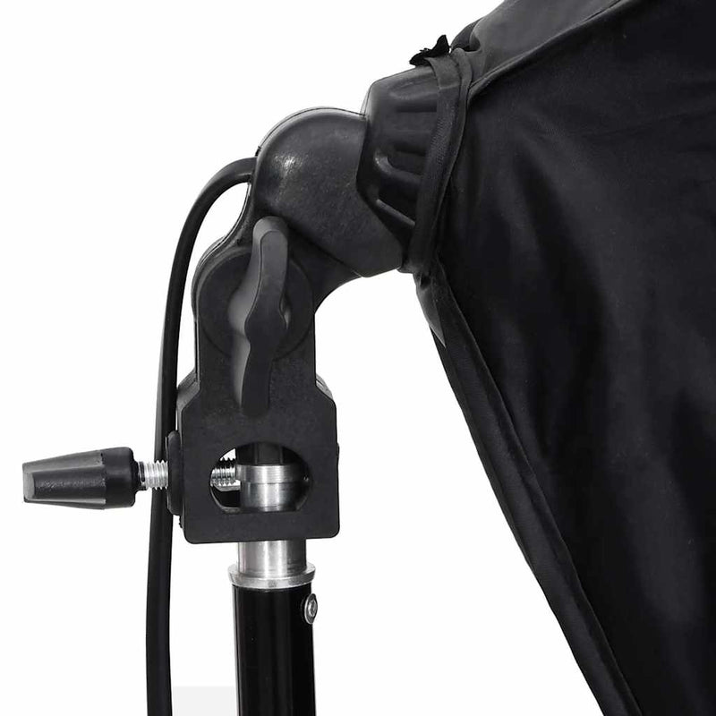 Kit de iluminat pentru studio cu fundaluri și softbox-uri