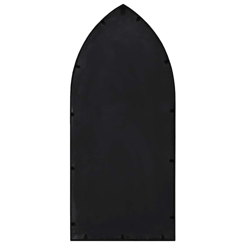Oglindă,negru, 70x30 cm,fier, pentru utilizare în interior
