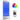 Coloană cu bule cu LED-uri RGB oțel inoxidabil/acrilic 110 cm