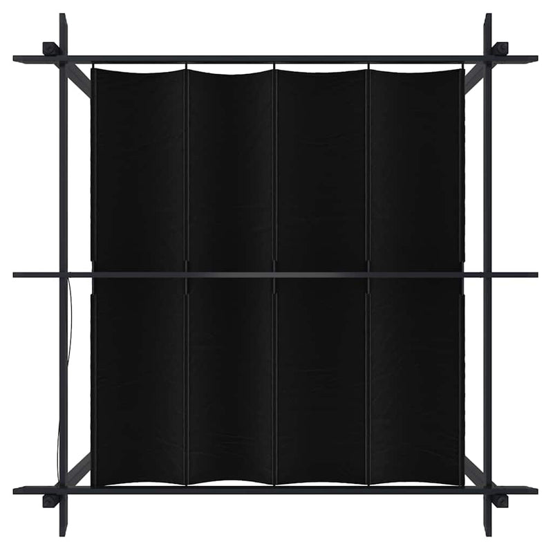 Pavilion de grădină, acoperiș retractabil, antracit, 3x3 m