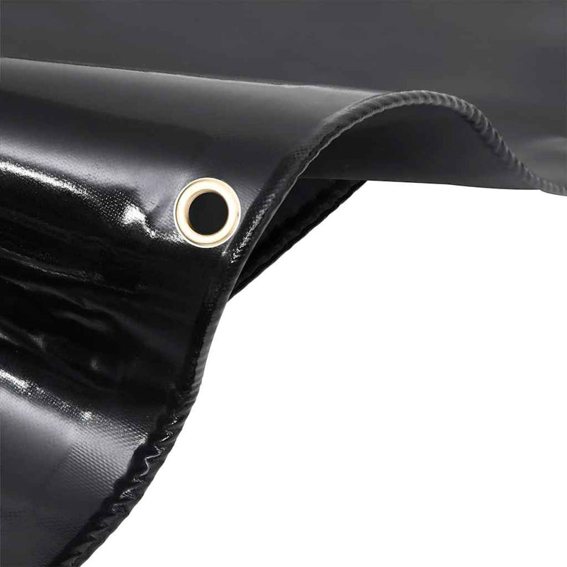 Prelate Negru 2 x 3 m Pânză cu acoperire PVC