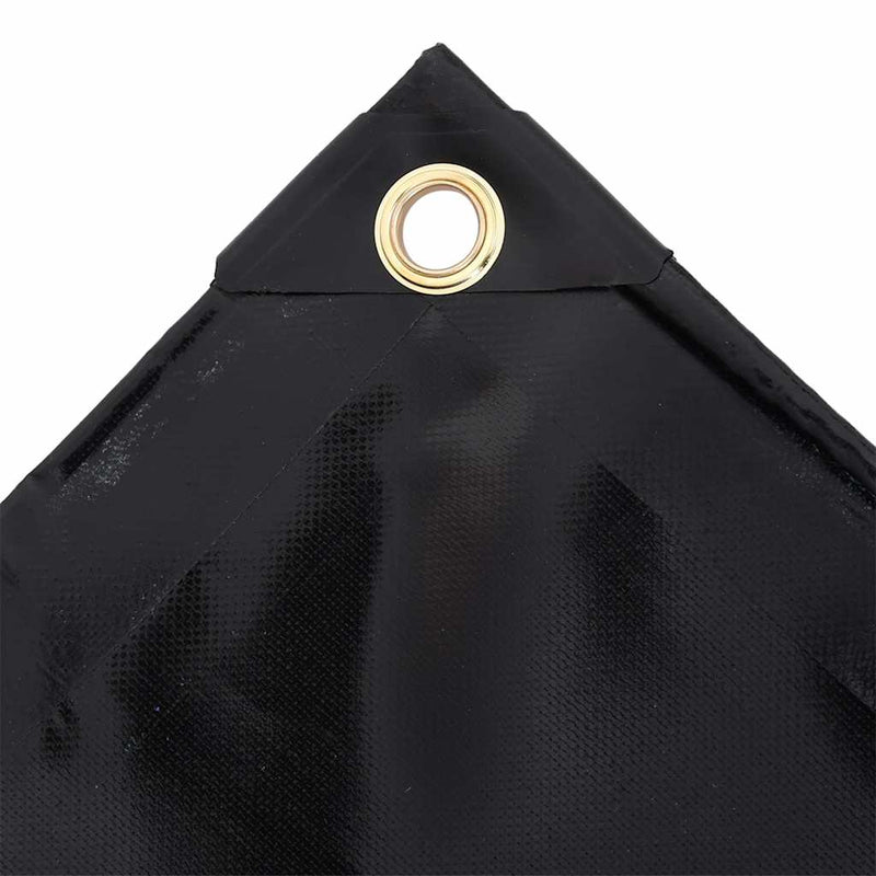 Prelate Negru 3,5 x 2,5 m Pânză cu acoperire PVC