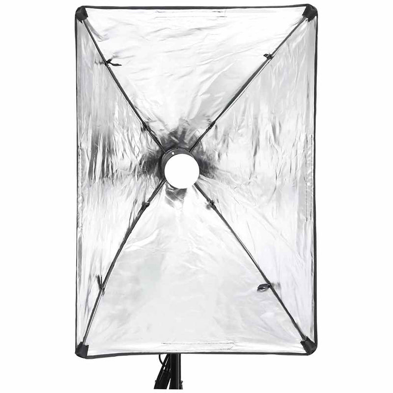 Set studio foto cu lumină, fundal și reflector