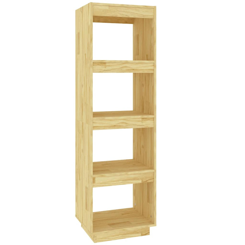 Bibliotecă/Separator cameră, 40x35x135 cm, lemn masiv de pin