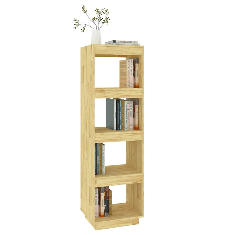 Bibliotecă/Separator cameră, 40x35x135 cm, lemn masiv de pin