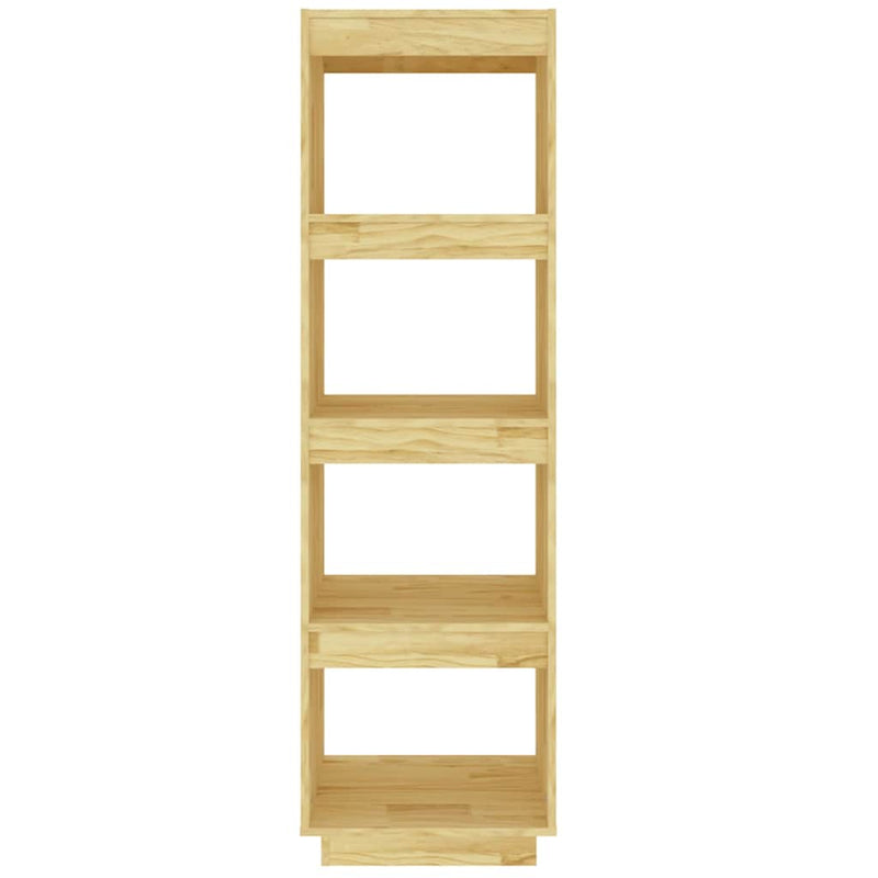 Bibliotecă/Separator cameră, 40x35x135 cm, lemn masiv de pin