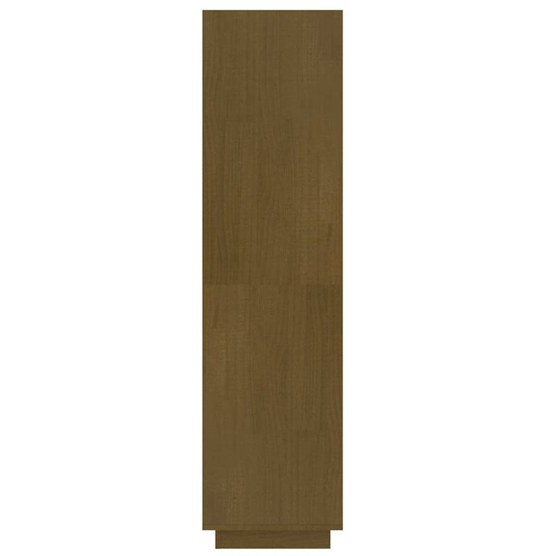 Bibliotecă/Separator cameră maro miere 40x35x135cm lemn pin