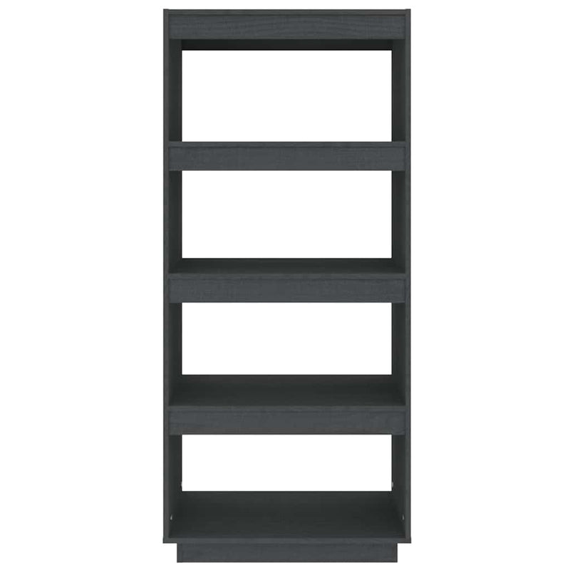 Bibliotecă/Separator cameră, 60x35x135 cm, lemn masiv de pin