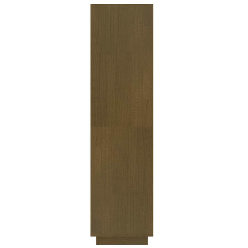 Bibliotecă/Separator cameră, maro miere, 60x35x135 cm lemn pin