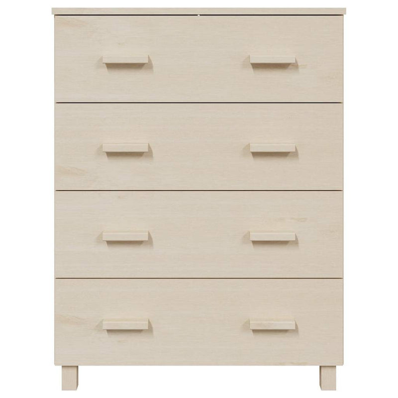 Servantă „HAMAR”, maro miere, 79x40x103,5 cm, lemn masiv de pin