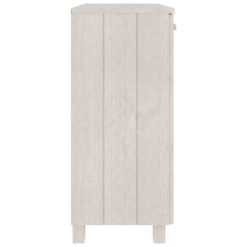 Dulap „HAMAR”, alb, 85x35x80 cm, lemn masiv de pin