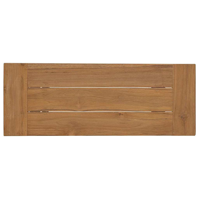 Bancă, 110 cm, lemn masiv de tec