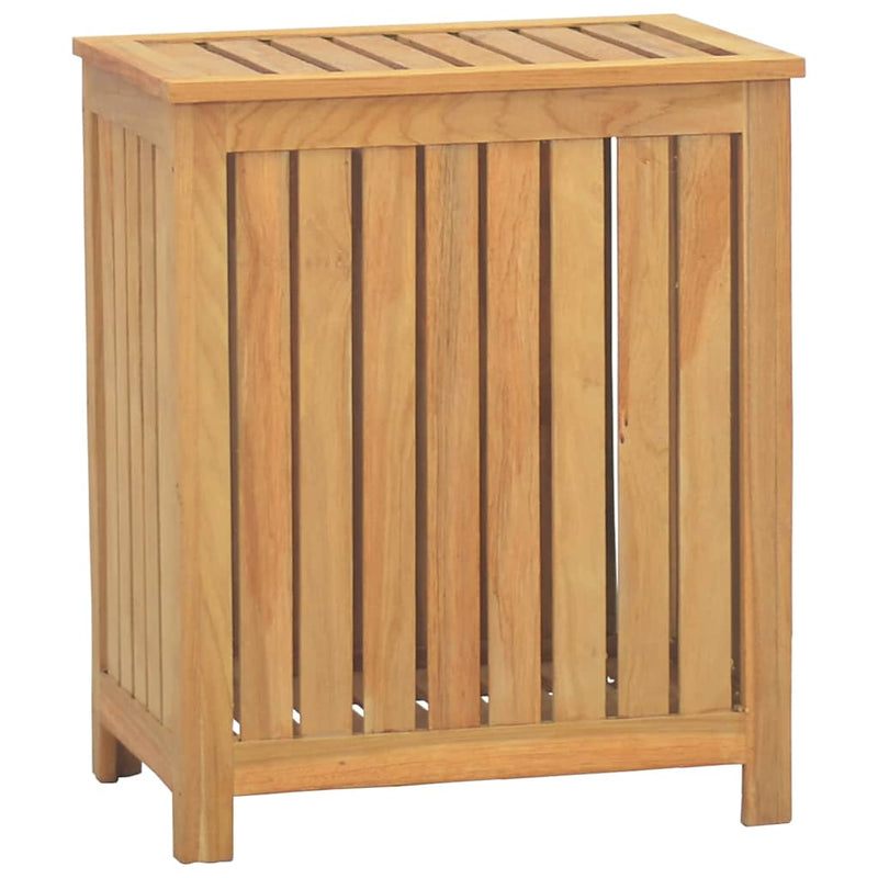 Coș pentru rufe natural Lemn solid de tec