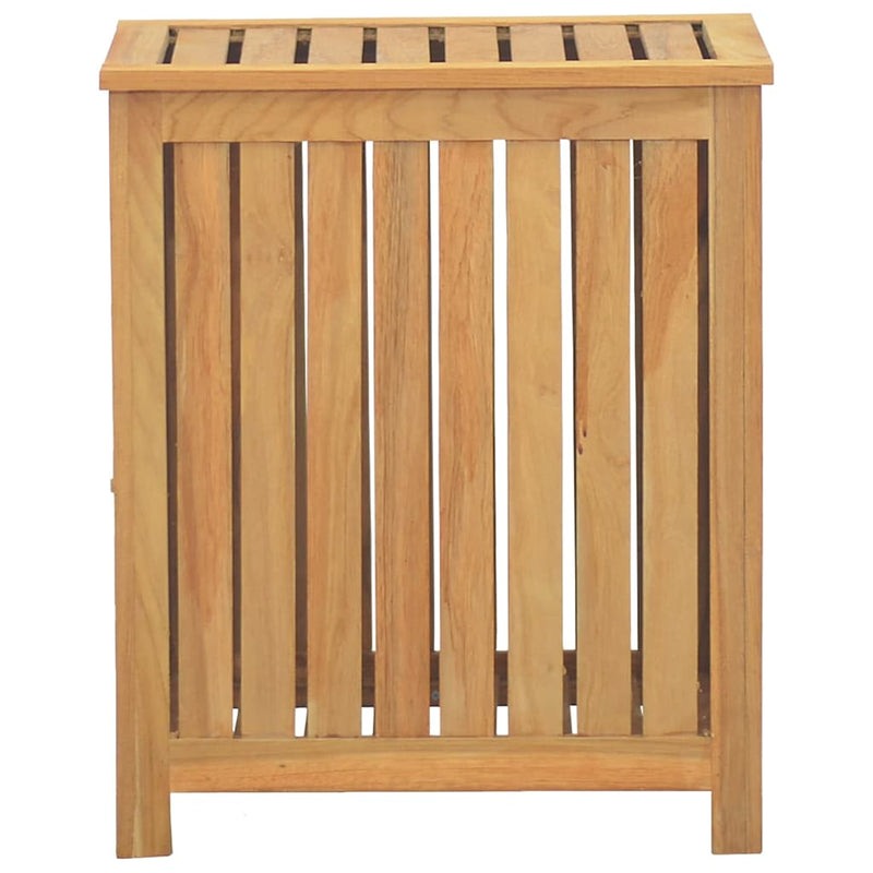 Coș pentru rufe natural Lemn solid de tec