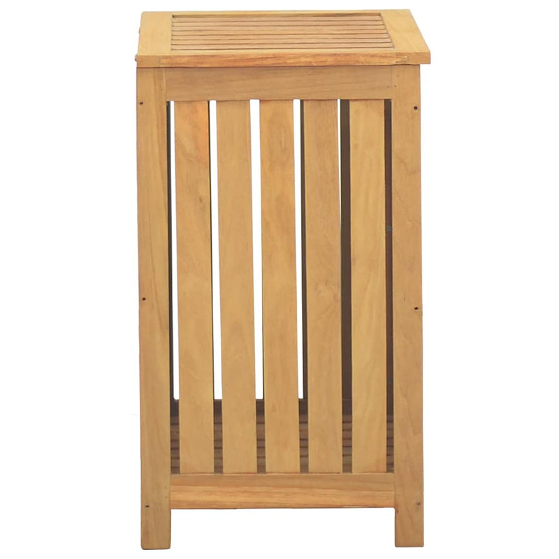 Coș pentru rufe natural Lemn solid de tec