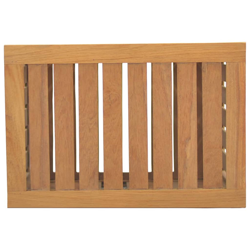 Coș pentru rufe natural Lemn solid de tec