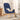 Scaun de relaxare, albastru, material textil