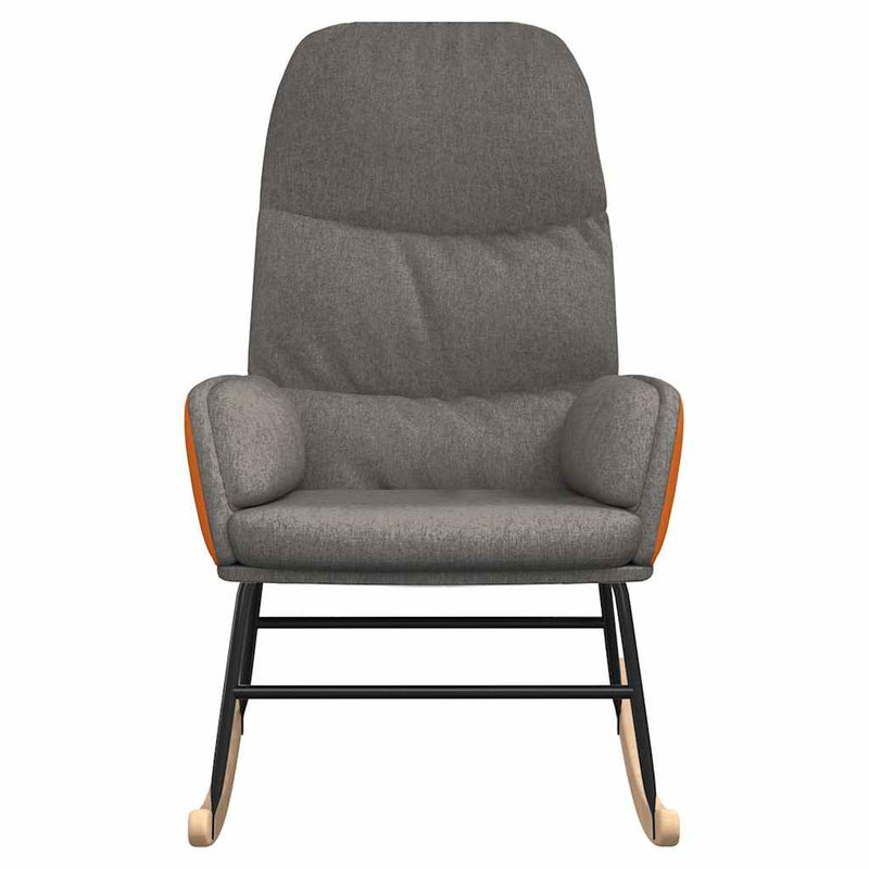Scaun balansoar, gri deschis, material textil