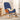 Scaun balansoar, albastru, material textil