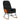 Scaun balansoar, negru, material textil