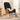 Scaun balansoar, negru, material textil