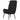 Scaun de relaxare, negru, material textil