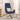 Scaun de relaxare, albastru, material textil