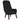 Scaun de relaxare, negru, catifea