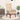 Scaun de relaxare, crem, material textil