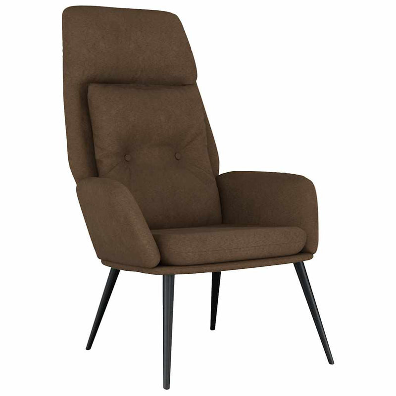 Scaun de relaxare, maro, piele întoarsă artificială