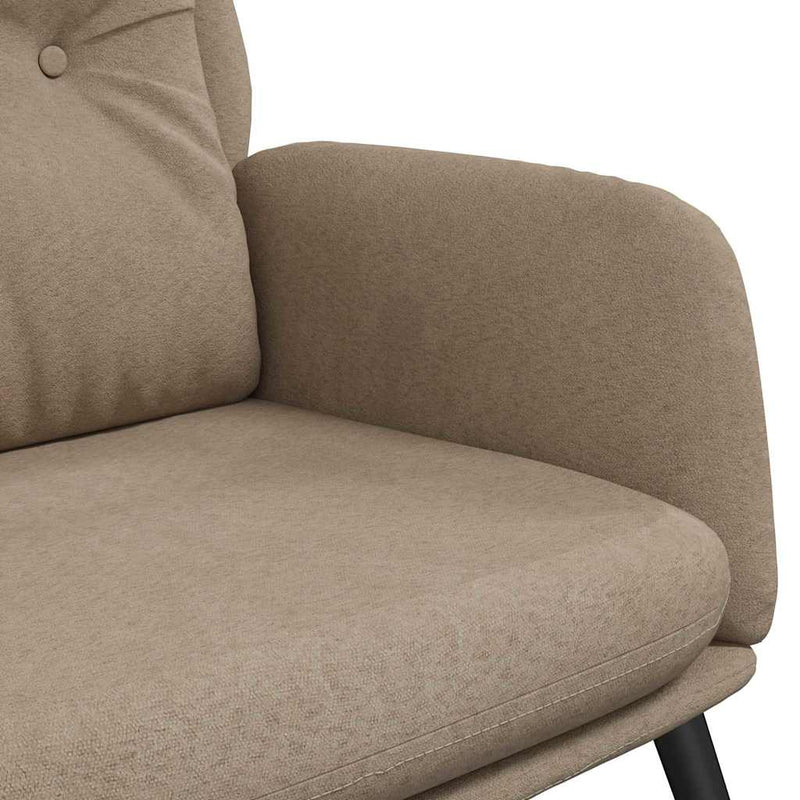 Scaun de relaxare, gri taupe, piele întoarsă artificială