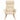 Scaun de relaxare, crem, material textil