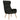 Scaun de relaxare, negru, material textil