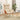 Scaun de relaxare, crem, material textil și PVC