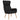 Scaun de relaxare, negru, catifea