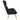 Scaun de relaxare, negru, catifea