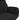 Scaun de relaxare, negru, catifea