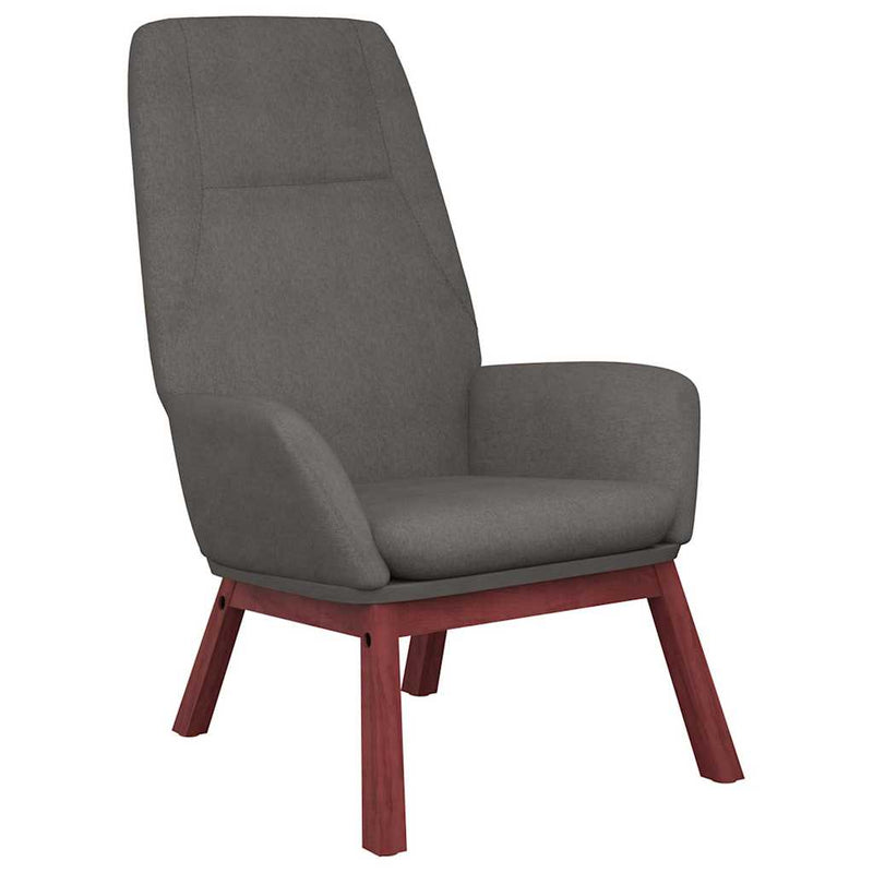 Scaun de relaxare, gri deschis, material textil