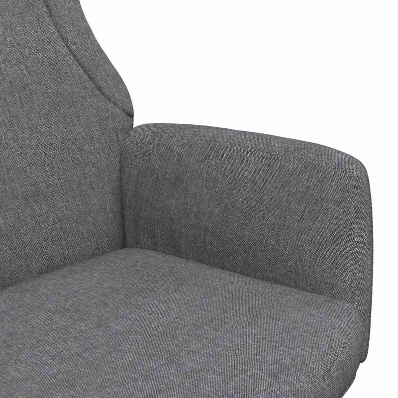 Scaun de relaxare, gri închis, material textil