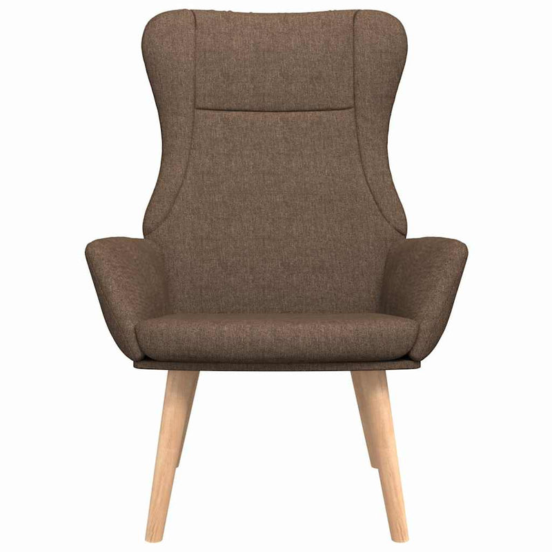 Scaun de relaxare, maro, material textil