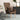 Scaun de relaxare, maro, material textil