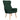 Scaun de relaxare, verde închis, material textil