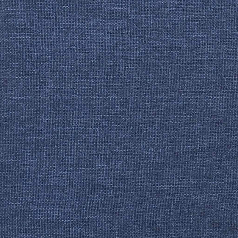 Taburet, albastru, 45x29,5x35 cm, material textil