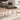 Taburet, gri taupe, 45x29,5x35 cm, material textil