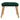 Taburet, verde închis, 45x29,5x35 cm, catifea